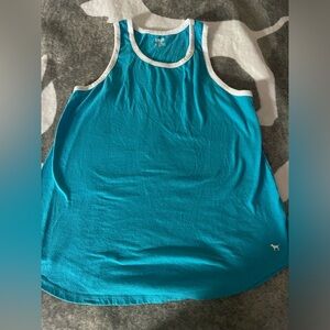 Victoria secret pink sleeveless shirt blue M